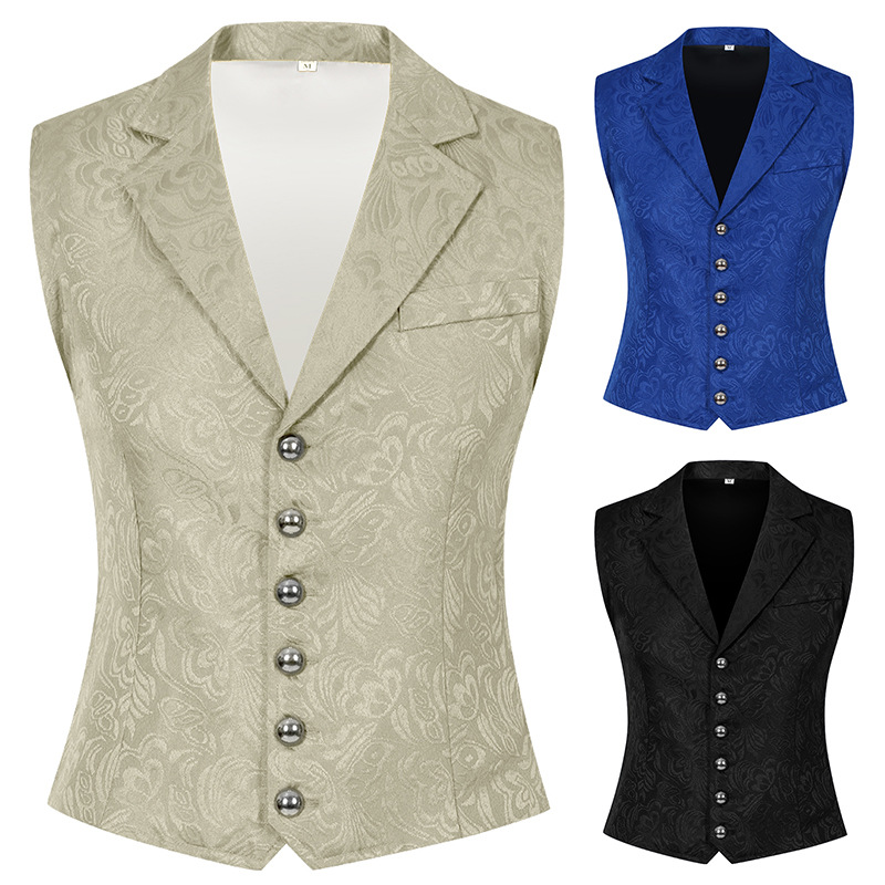 Mens Fashion Vest - Abito da gioco di ruolo per