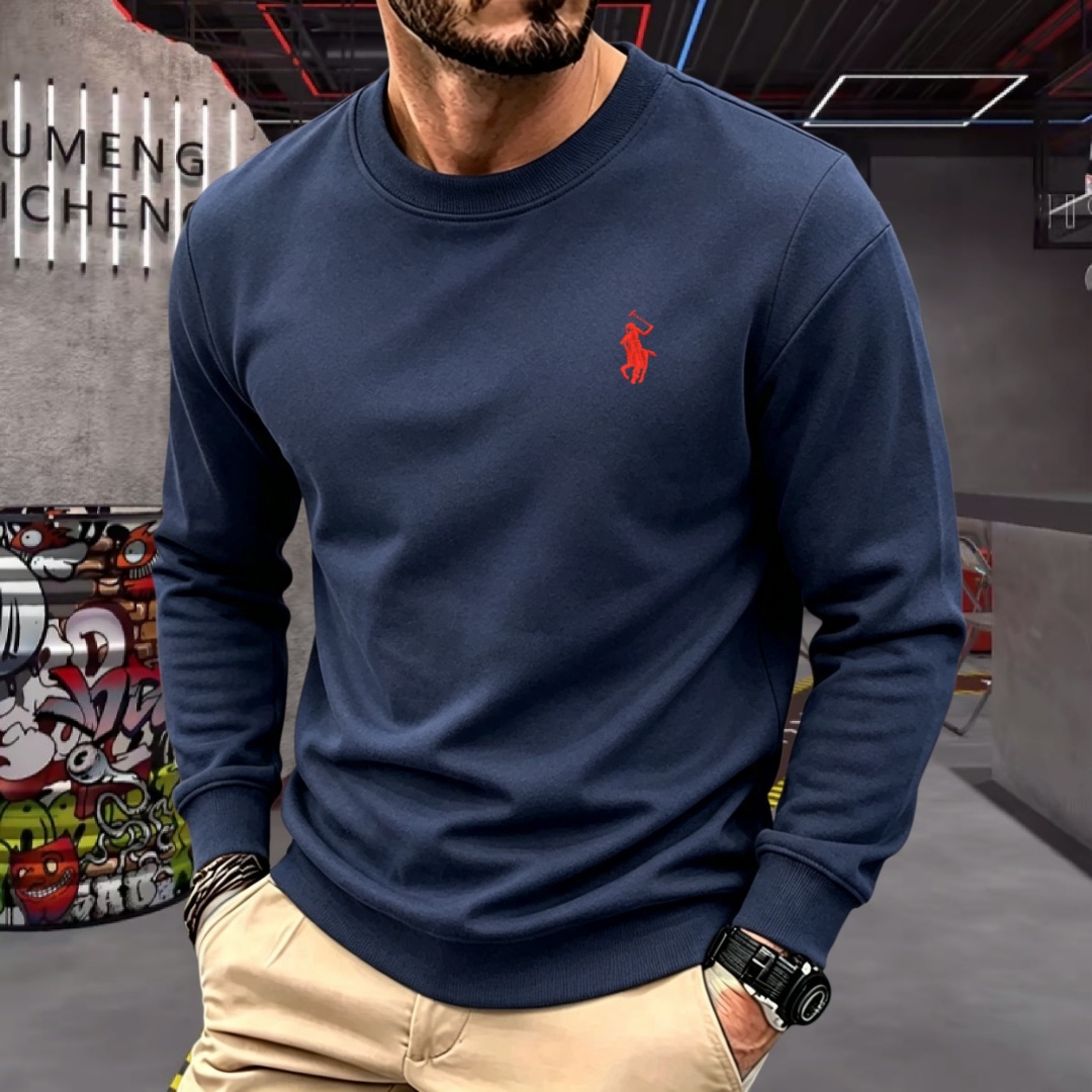Men'S Fashion Brand - T-shirt da uomo a maniche lunghe