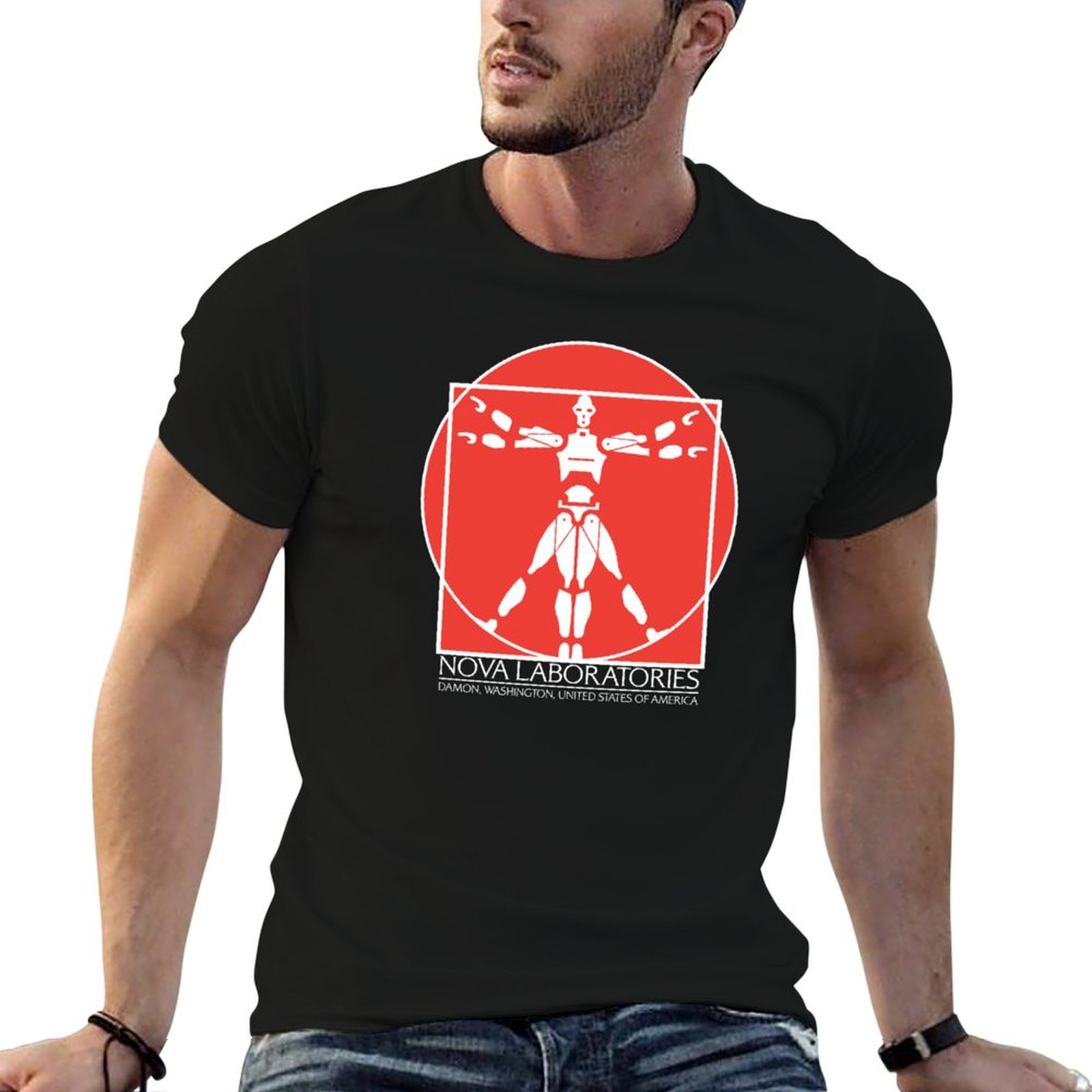 Men'S Fashion Nova - T-shirt Nova Laboratories Text 02 T-shirt