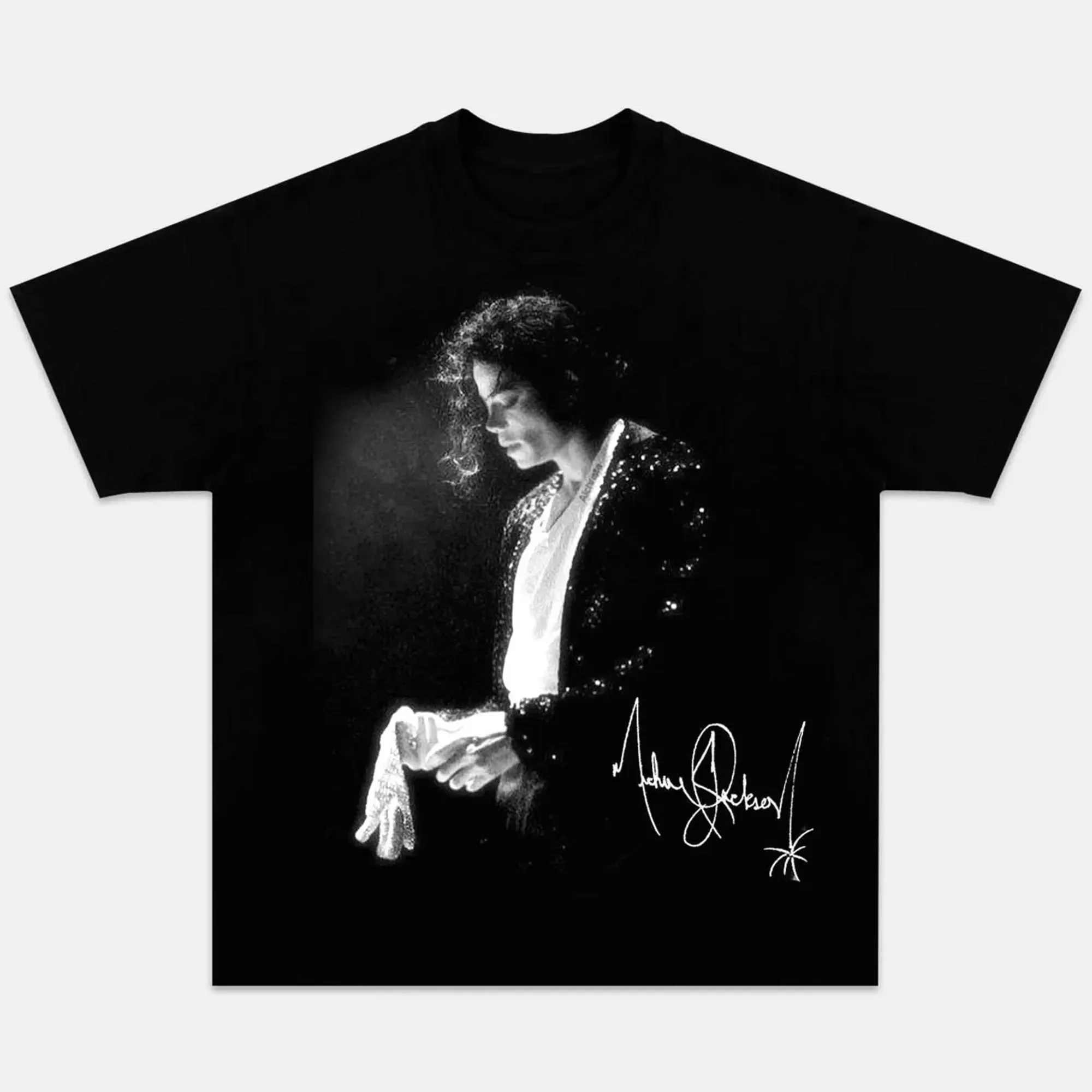 Men'S Fashion Nova - T-Shirt Stampata in Omaggio a Michael