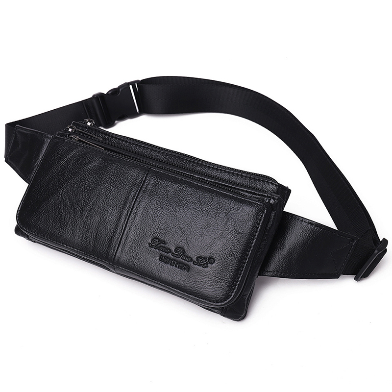 Fashion Harness Men - Marsupio da Uomo in Vera Pelle