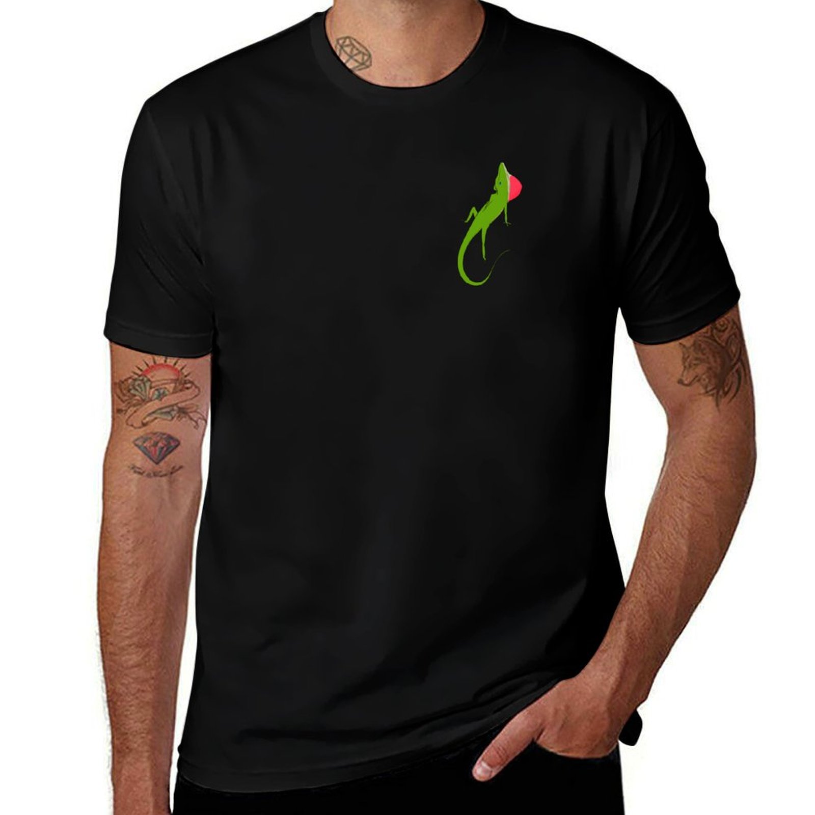 Fashion Men Vogue - PRINT - T-shirt Voguing carolinensis con