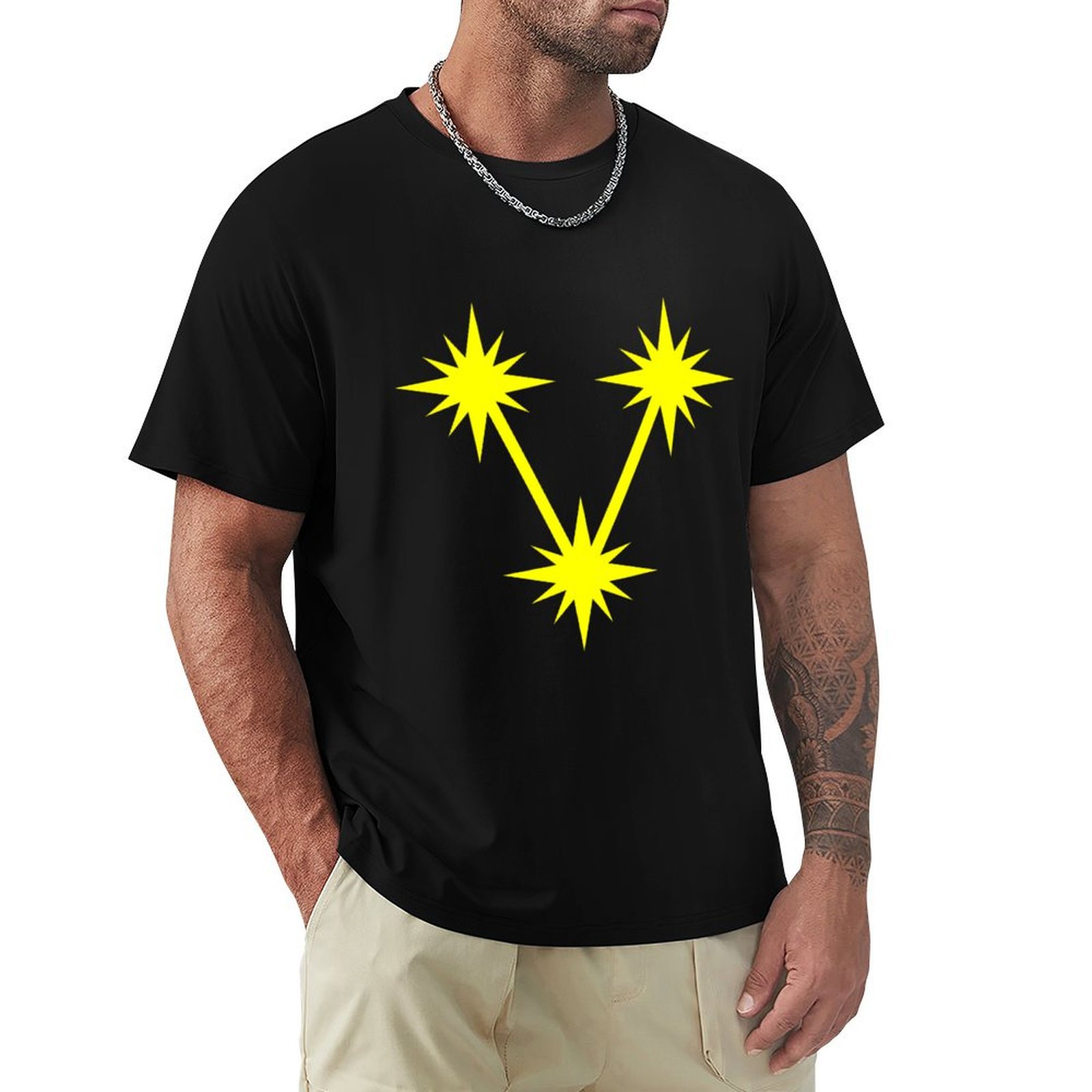 Men'S Fashion Nova - T-Shirt Nova Cluster, Maglietta Casual Semplice