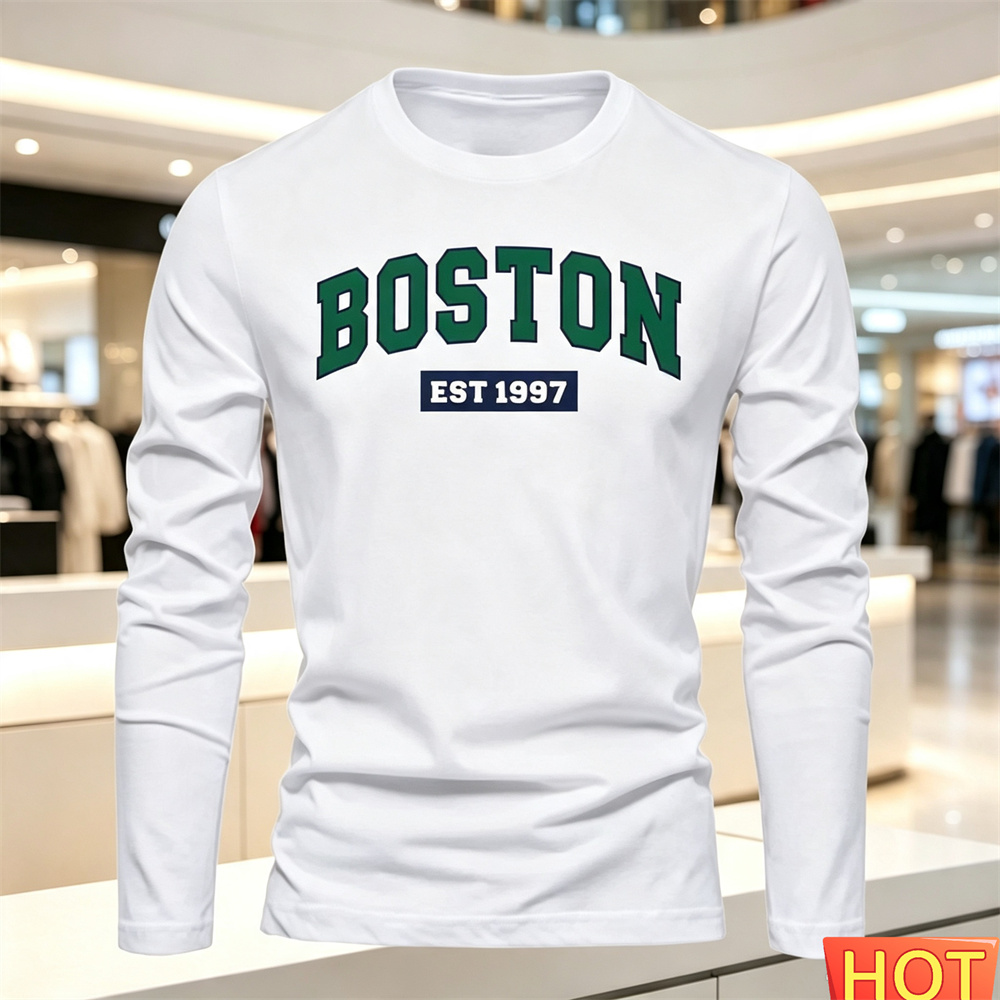 Men'S Fashion For Summer - T-shirt a maniche lunghe da uomo