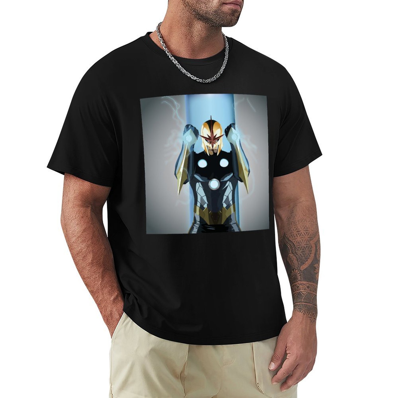 Men'S Fashion Nova - T-shirt The Last Nova, Maglietta Casual