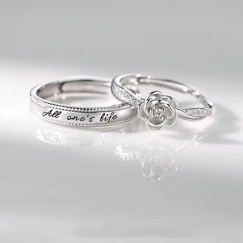 Men'S Fashion Today - 2 anelli romantici con zirconi a