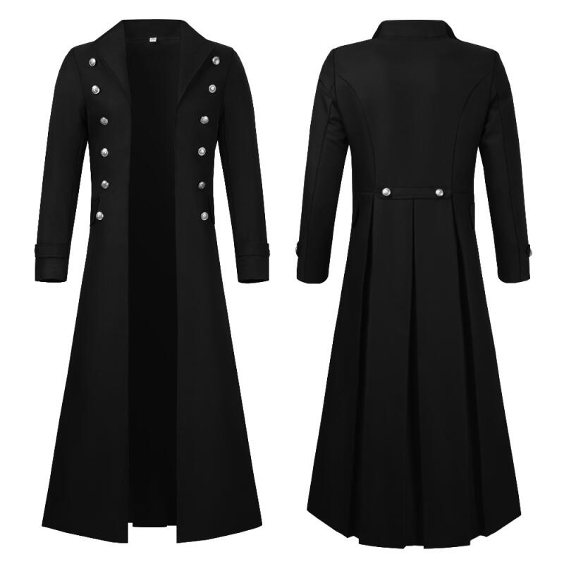 Trench Coat Men - Giacche Lunghe da Uomo Taglia Grande