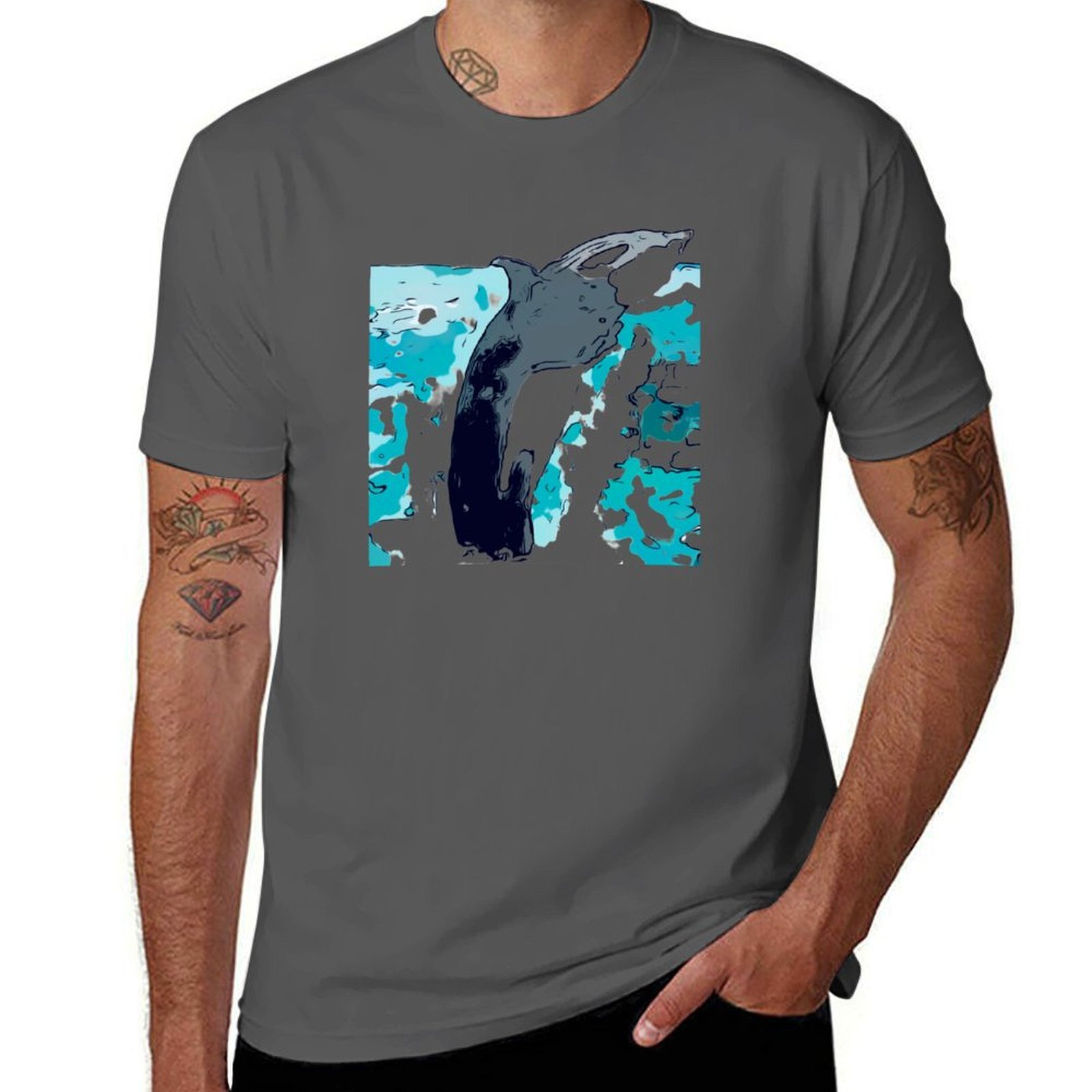 Men'S Fashion Nova - T-shirt Nova Scotia Whale 2 T-shirt