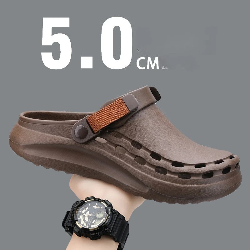 Men'S Fashion News - Sandali da uomo in tinta unita
