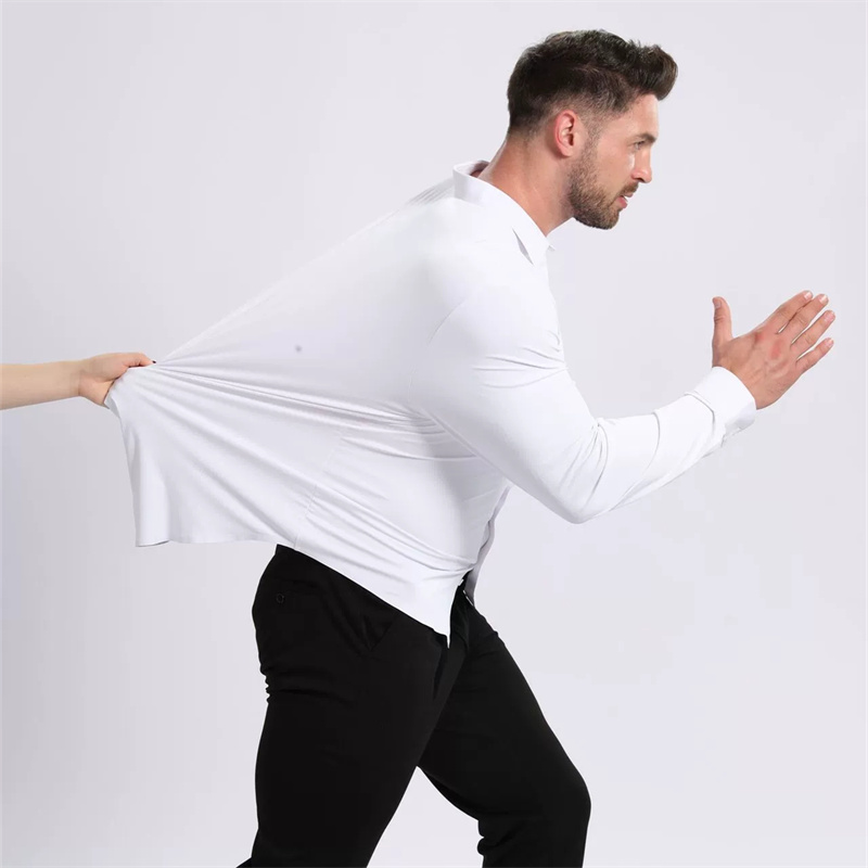 Dress Shirt Non-Iron - Camicia Elegante da Uomo a Maniche