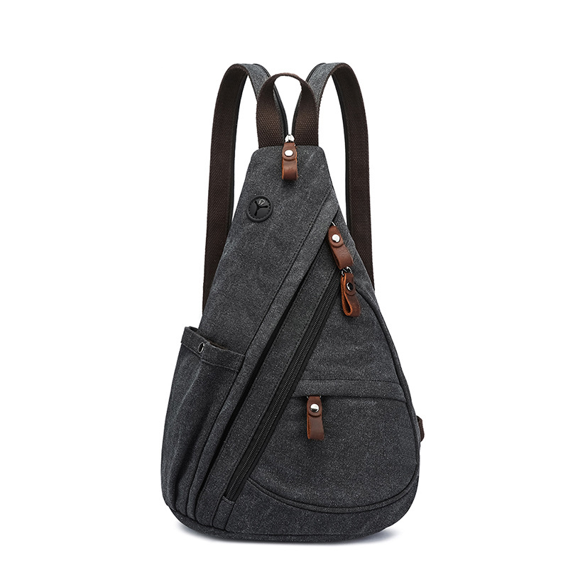 Fashion Harness Men - Borsa a tracolla in tela Borsa