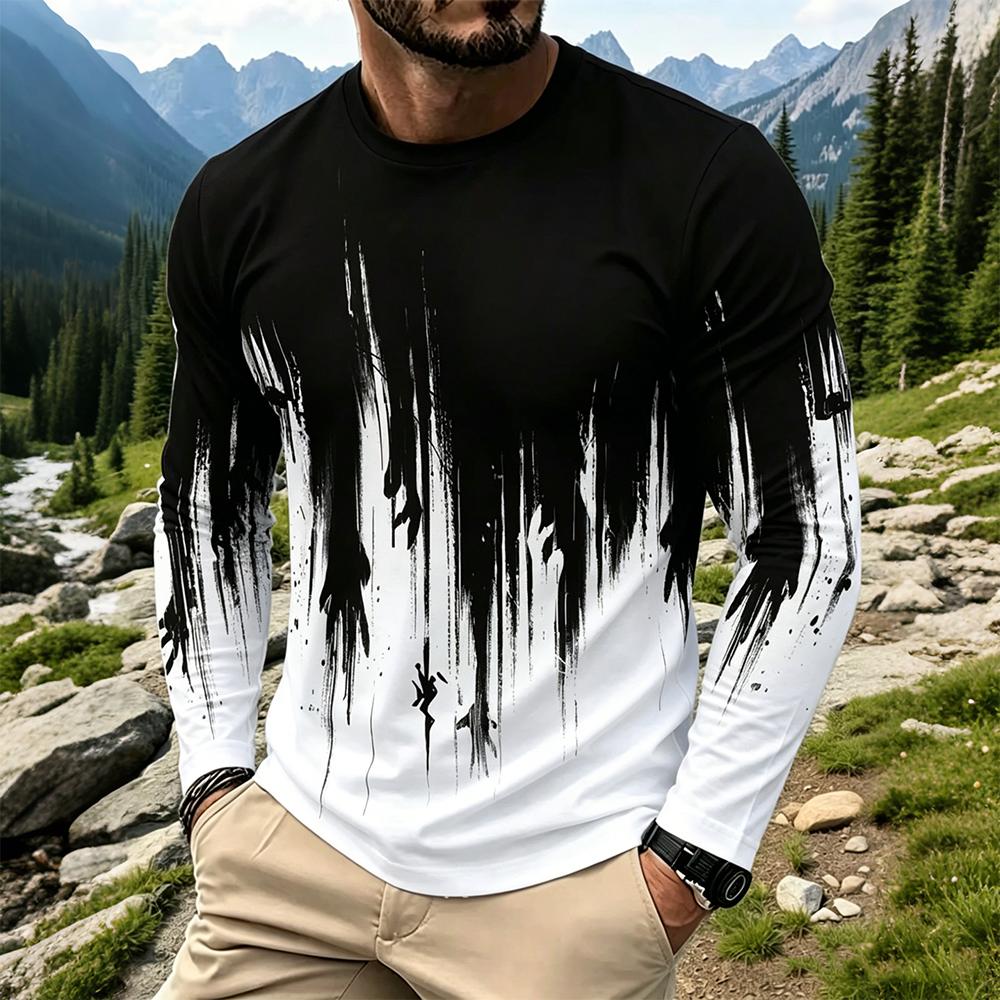 Men'S Fashion For Summer - T-shirt a maniche lunghe da uomo
