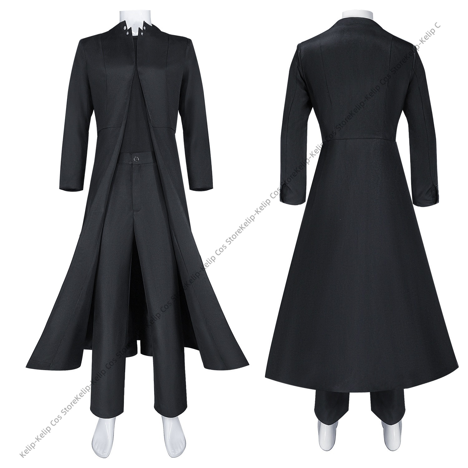 Costume da Agente Cyber Nero,  - Trench Coat Men recensione e prezzo