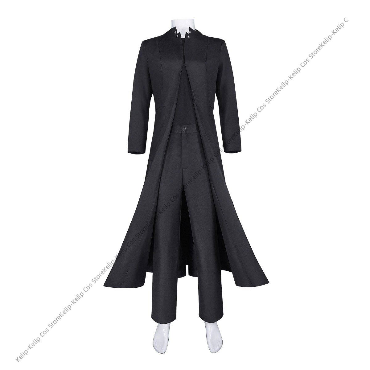 Costume da Agente Cyber Nero,  - Trench Coat Men recensione e prezzo