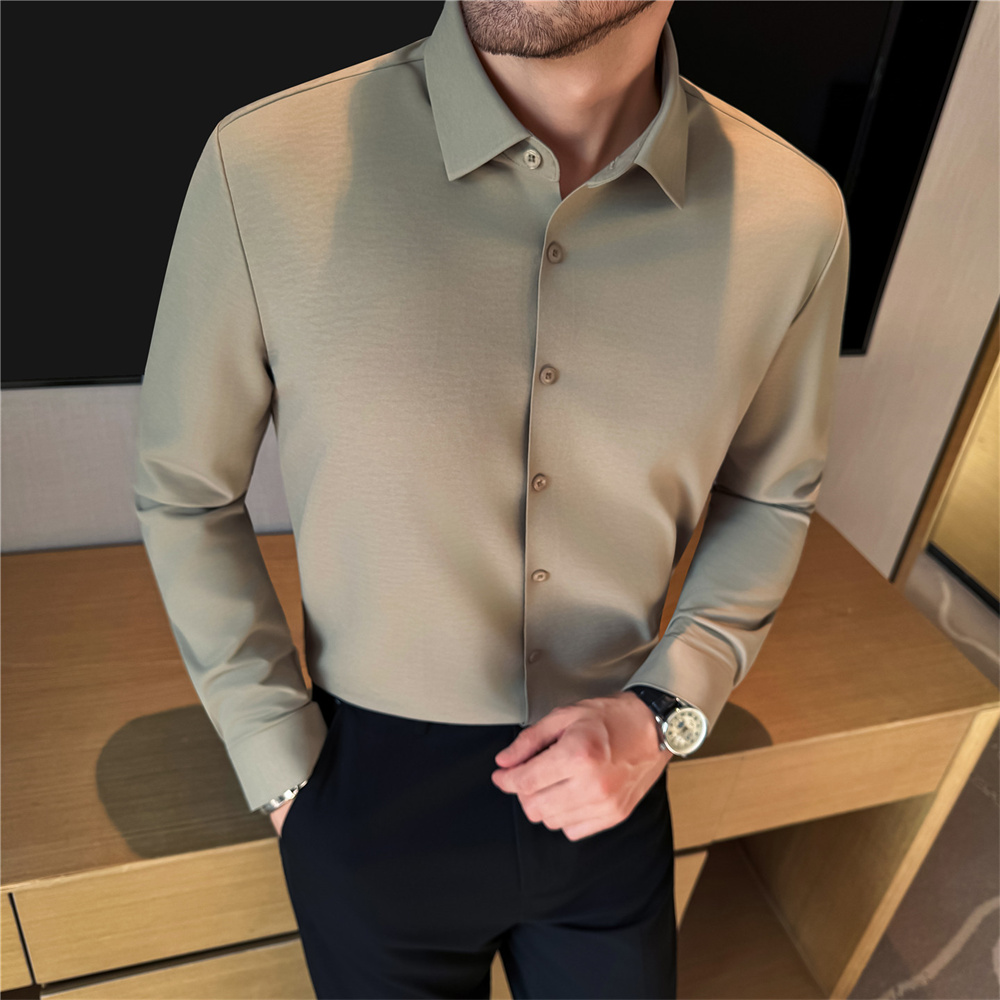 Camicie da Uomo con Colletto T - Dress Shirt Non-Iron recensione e prezzo