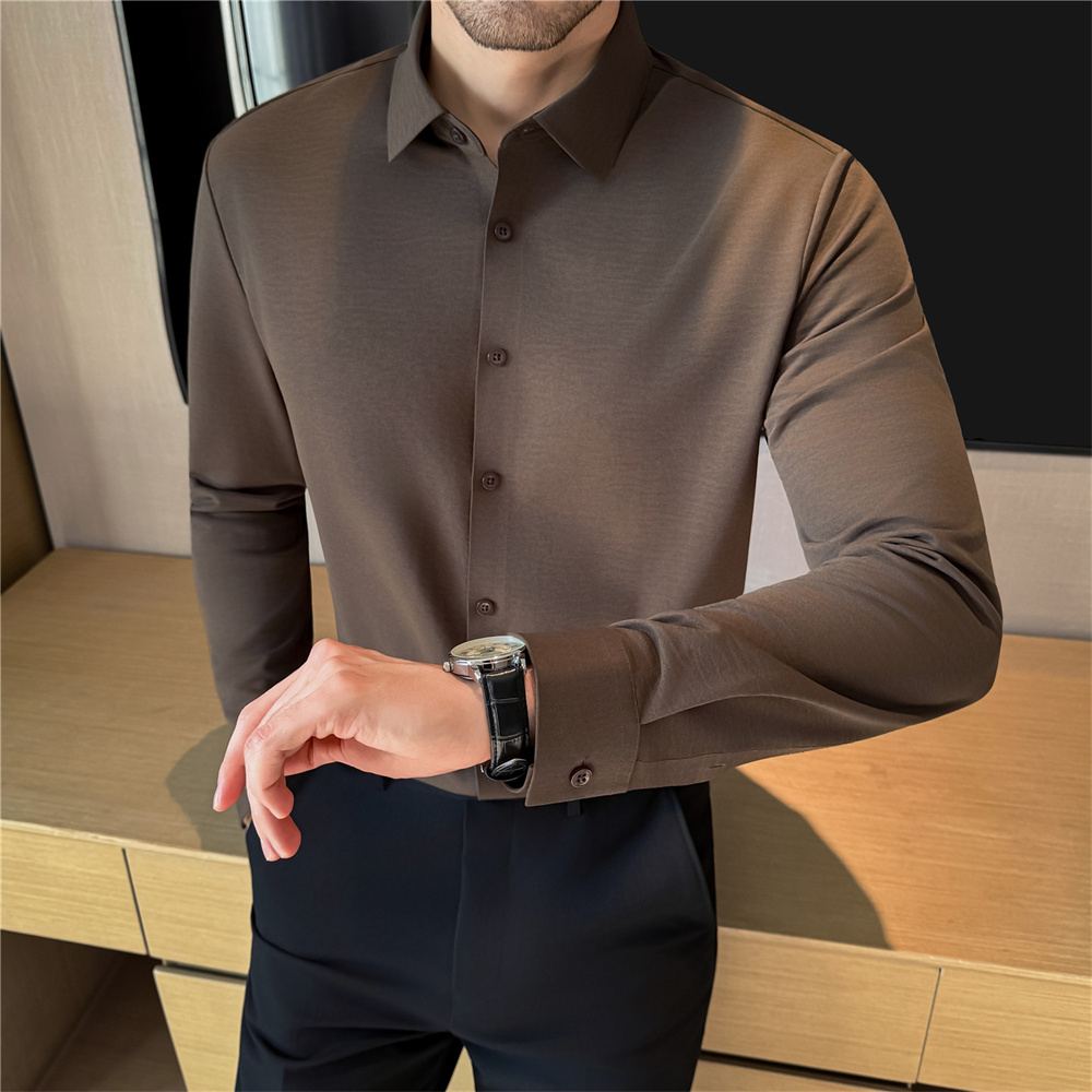 Camicie da Uomo con Colletto T - Dress Shirt Non-Iron recensione e prezzo