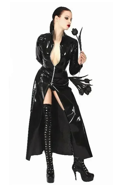 Cappotto in Pelle PVC Nero Luc - Trench Coat Men recensione e prezzo