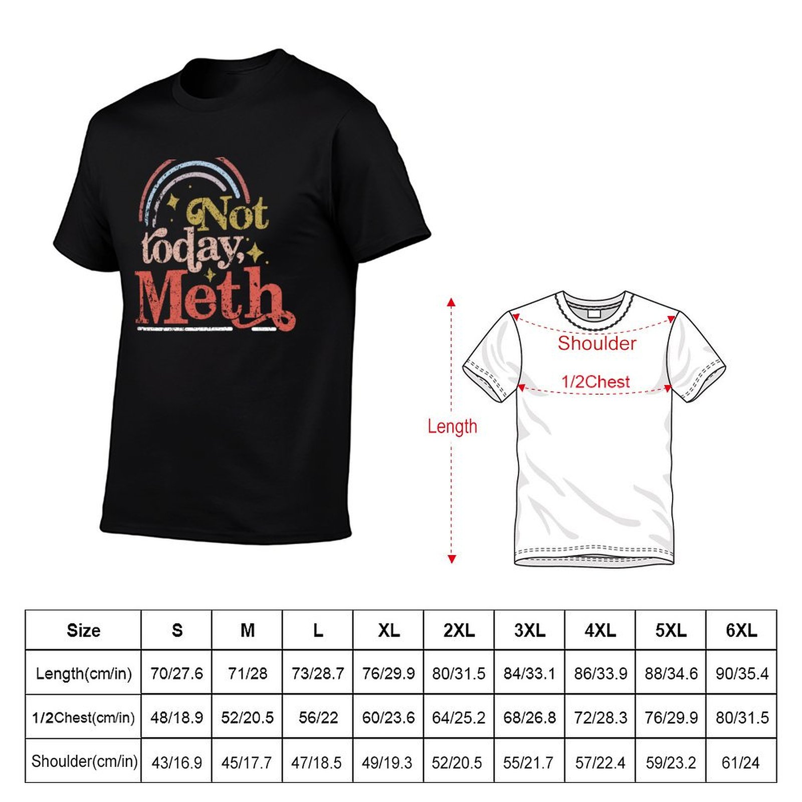 T-shirt Not Today Meth AA NA R - Men'S Fashion Today recensione e prezzo