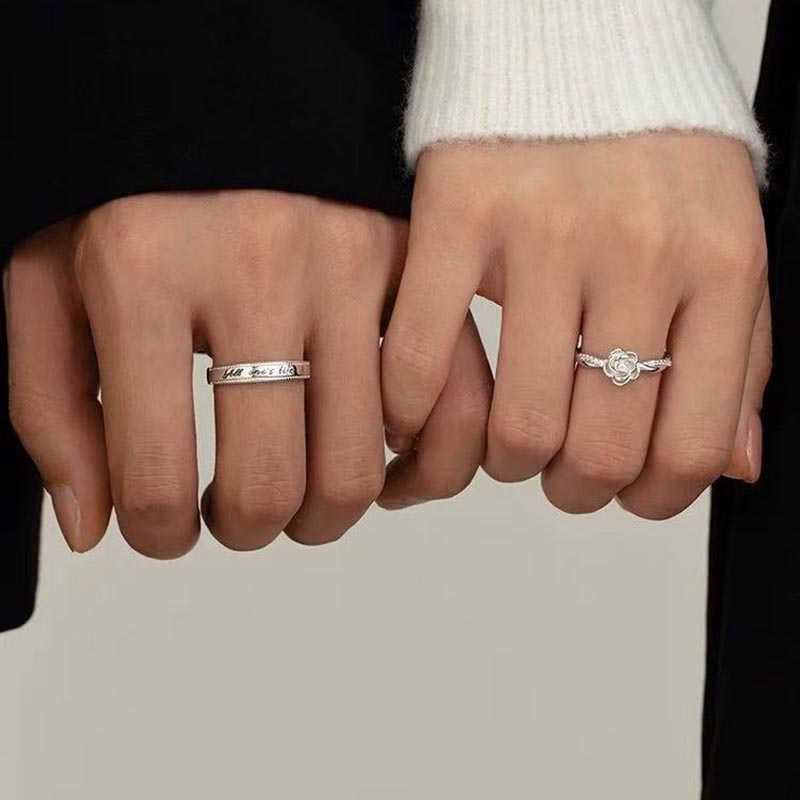 2 anelli romantici con zirconi - Men'S Fashion Today recensione e prezzo