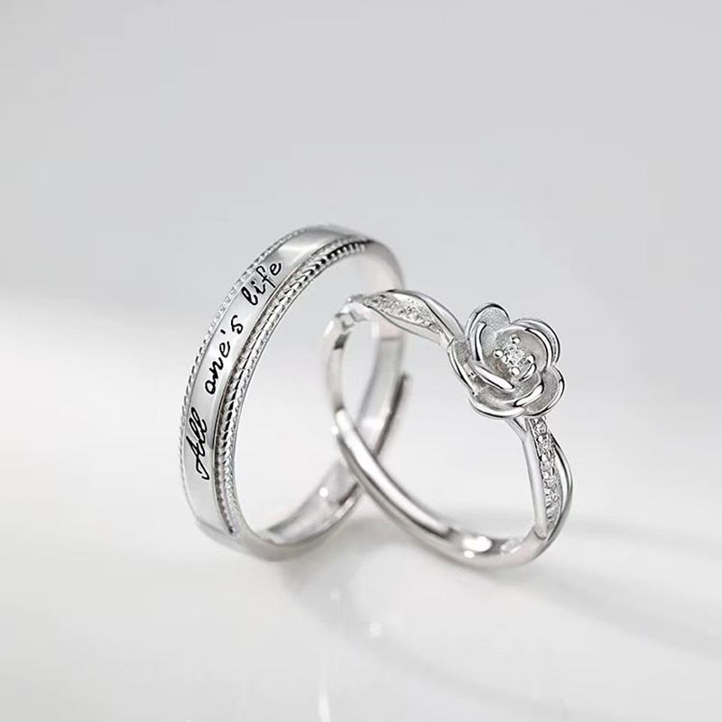 2 anelli romantici con zirconi - Men'S Fashion Today recensione e prezzo