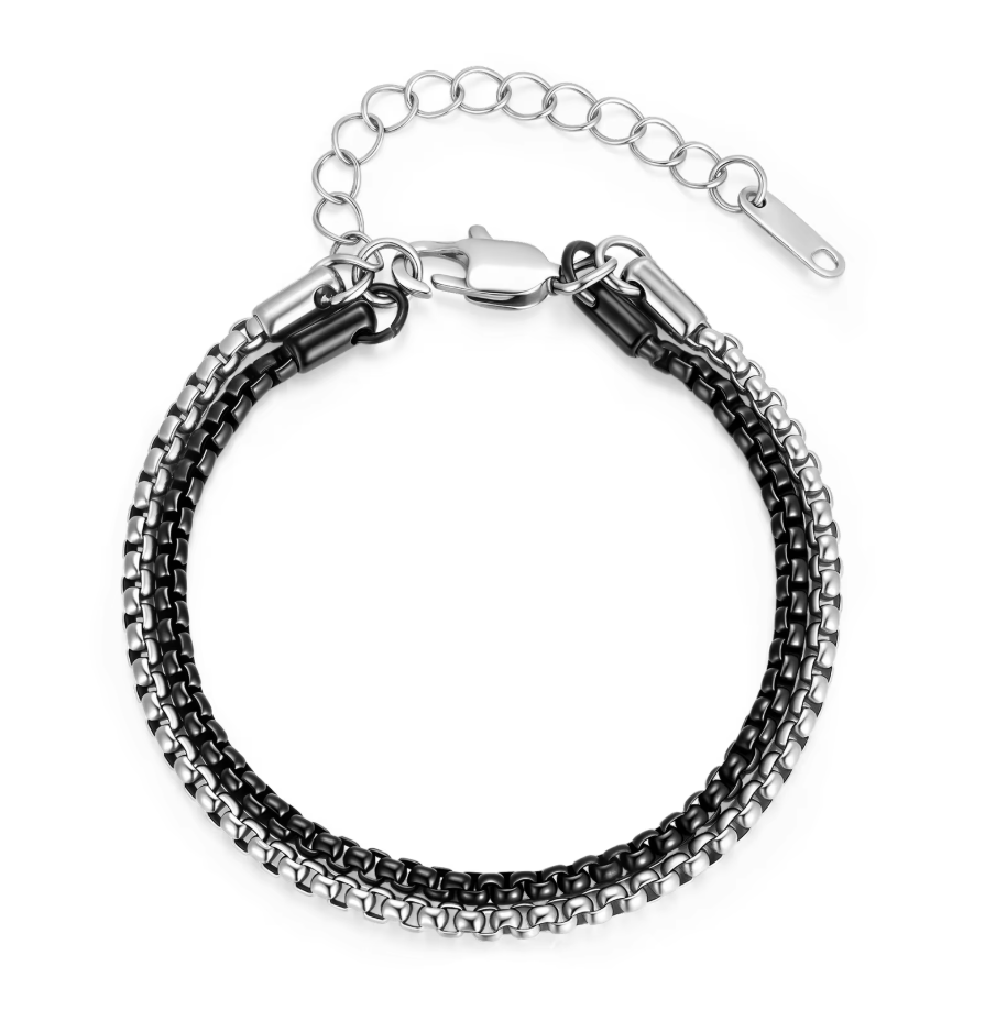 Bracciale da uomo in acciaio i - Men'S Fashion Over 30 recensione e prezzo
