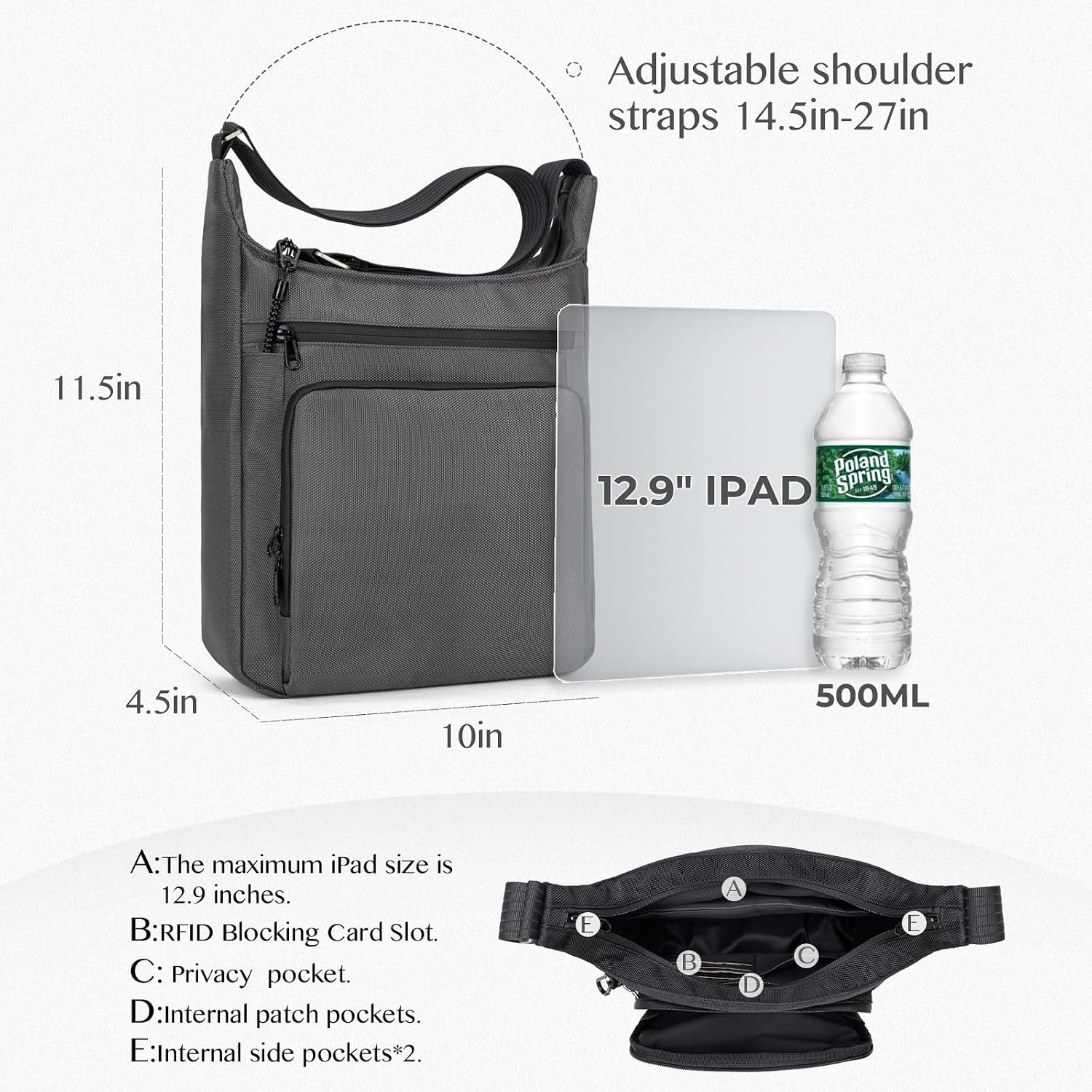 Zaino a tracolla antifurto per - Fashion Harness Men recensione e prezzo