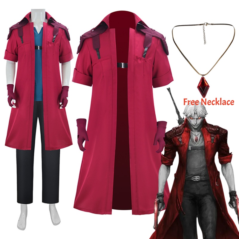 Costume Cosplay DMC5 Devil May - Trench Coat Men recensione e prezzo