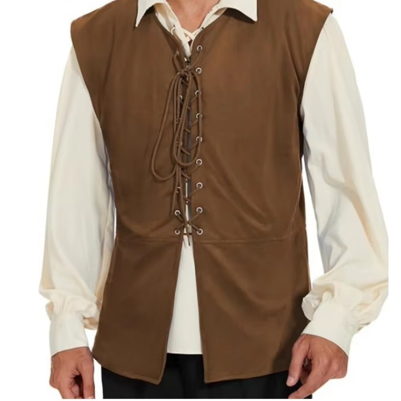 Gilet da Uomo in Pelle Scamosc - Mens Fashion Vest recensione e prezzo