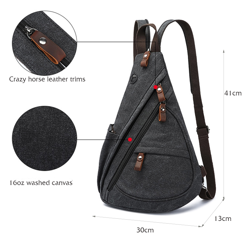 Borsa a tracolla in tela Borsa - Fashion Harness Men recensione e prezzo
