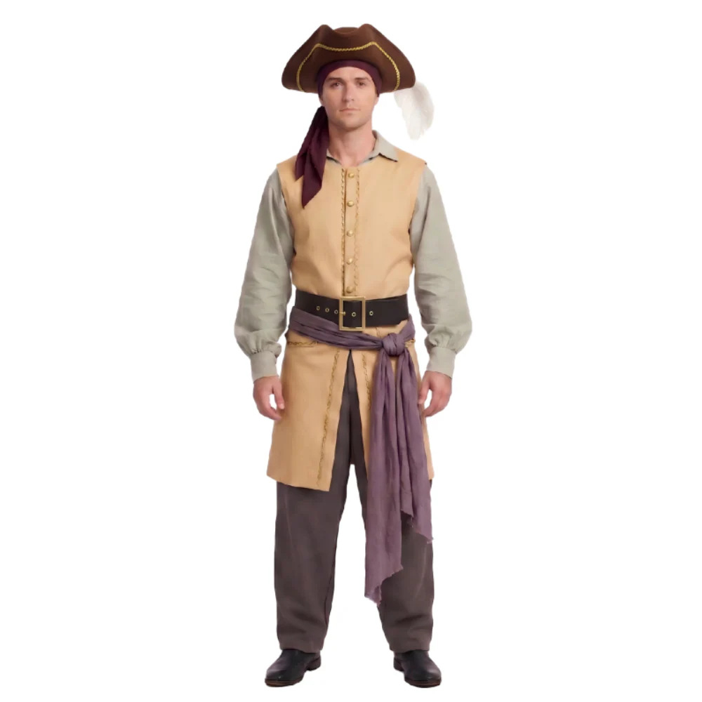 Costume da Pirata Captain Clar - Mens Fashion Vest recensione e prezzo